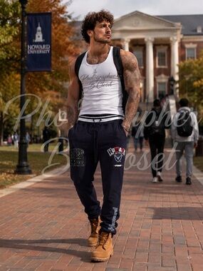Howard Bison Navy Homecoming Fleece Sweatpants NWT MEDIUM
